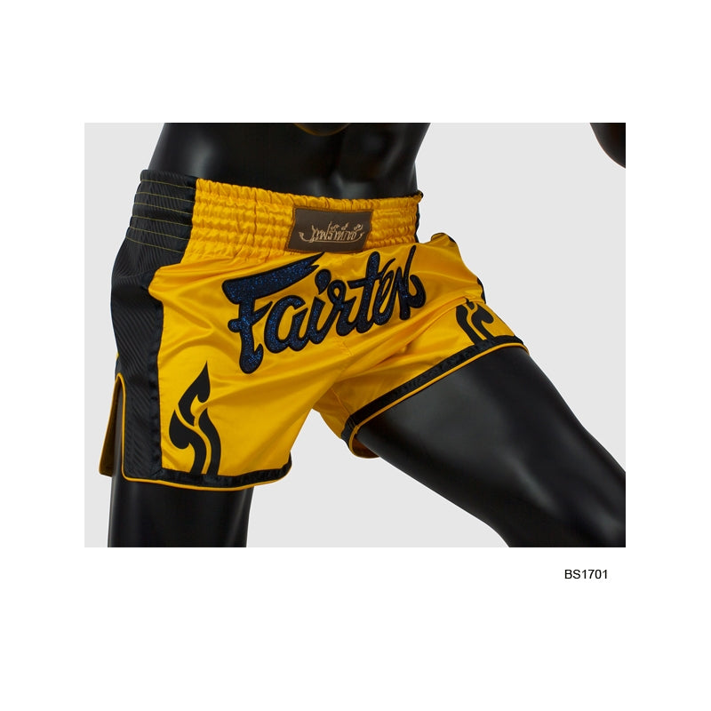 FAIRTEX MUAY THAI BROEKJE - GEEL/ZWART