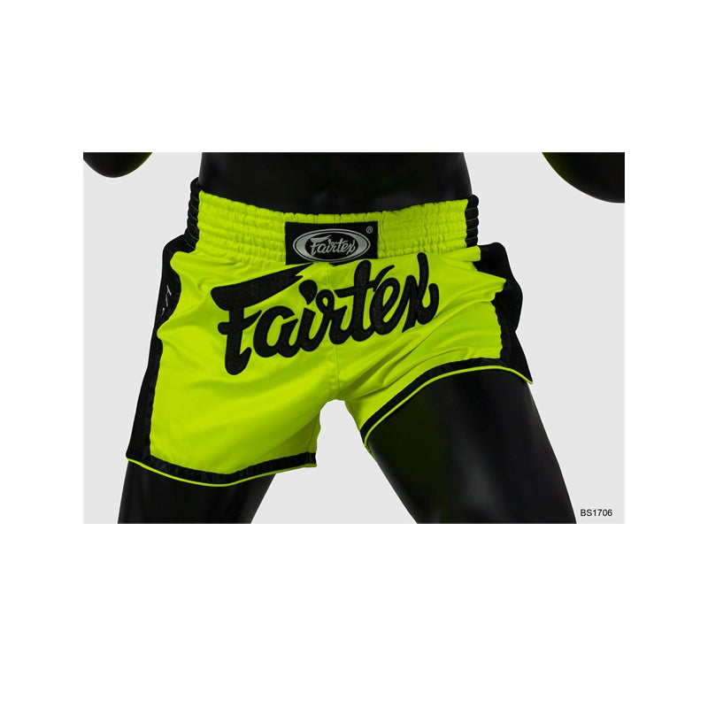 FAIRTEX MUAY THAI BROEKJE FLUO GEEL