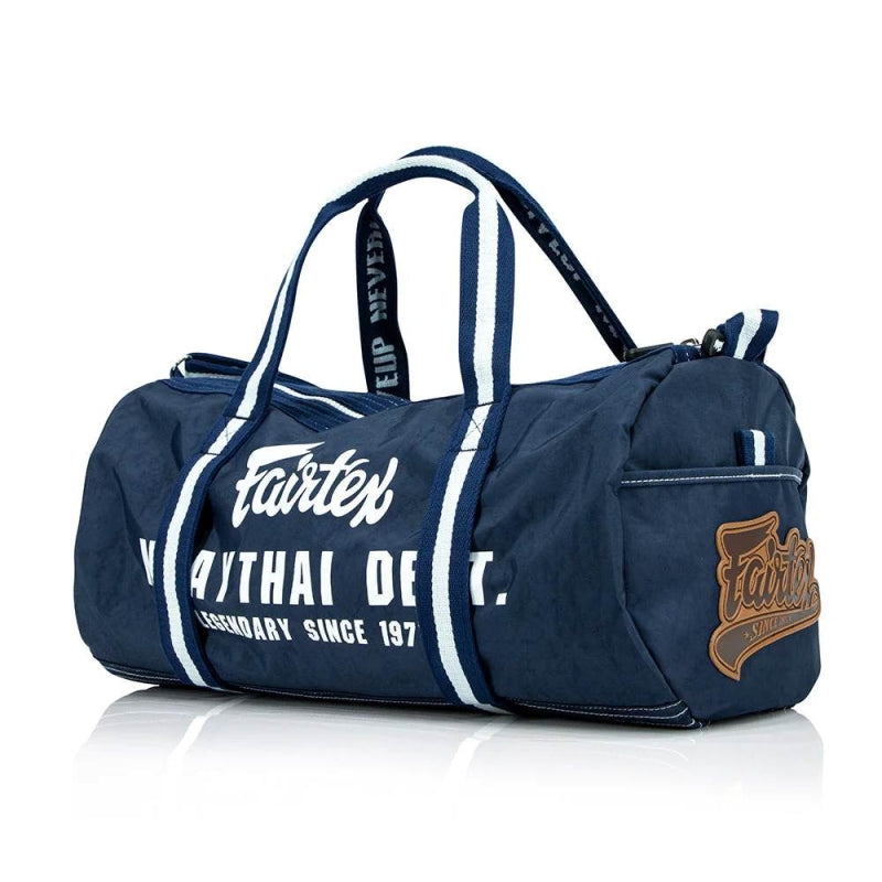 FAIRTEX SPORTTAS LONG-BLAUW/WIT