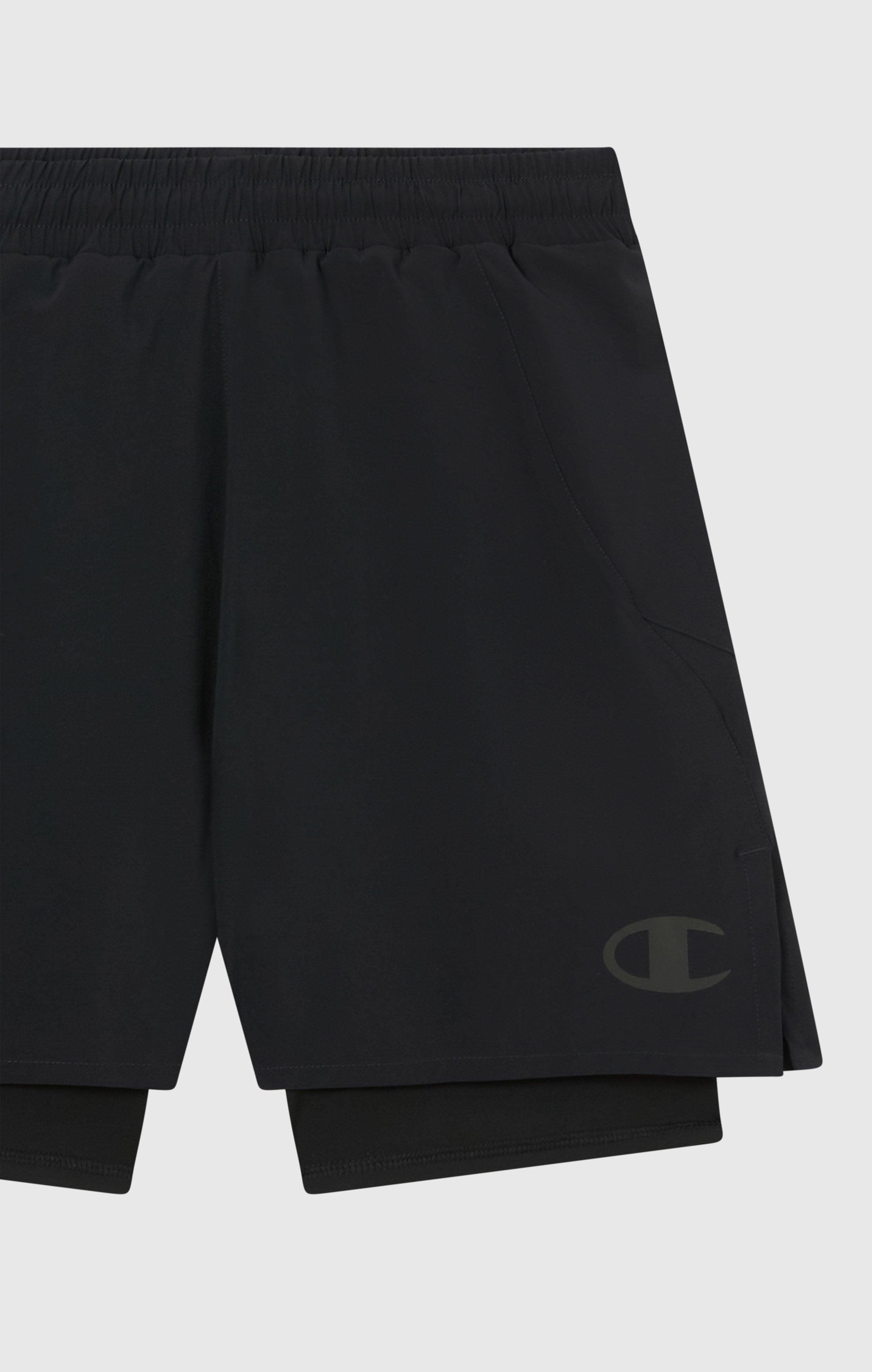 CHAMPION SHORT 2-IN-1 COMBAT BLACK
