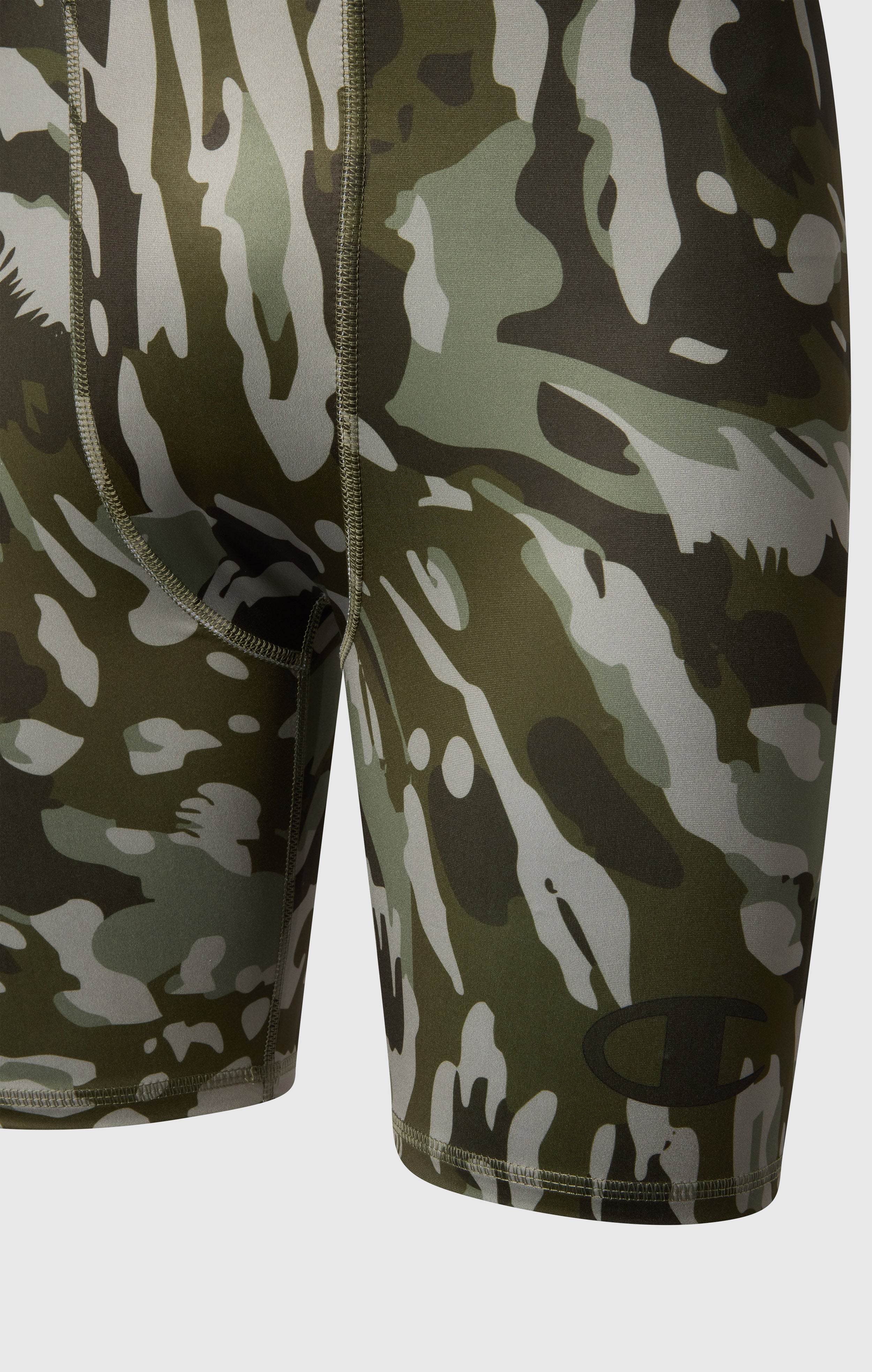 Short de compression Champion vert militaire de combat