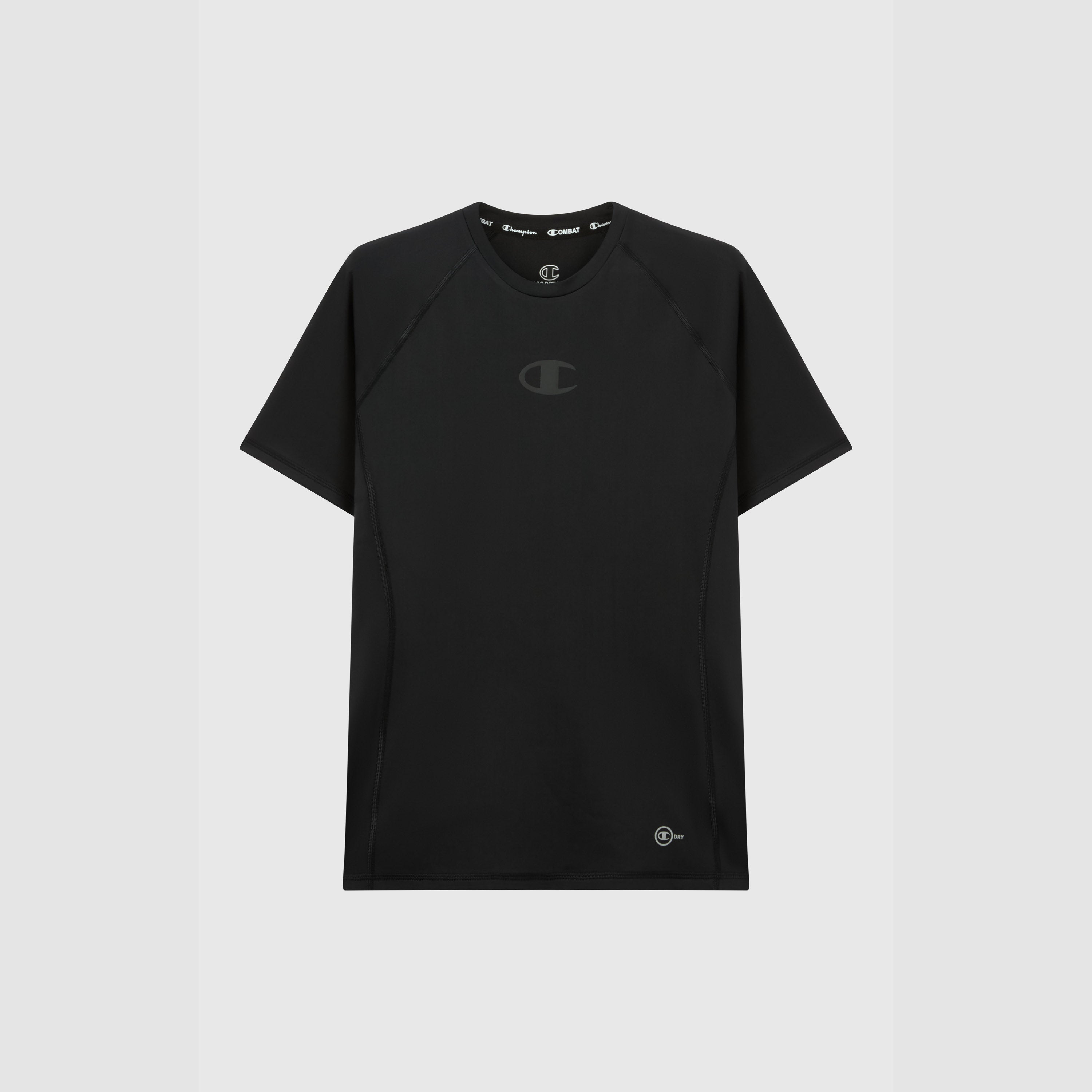 CHAMPION COMPRESSION T-SHIRT COMBAT ZWART
