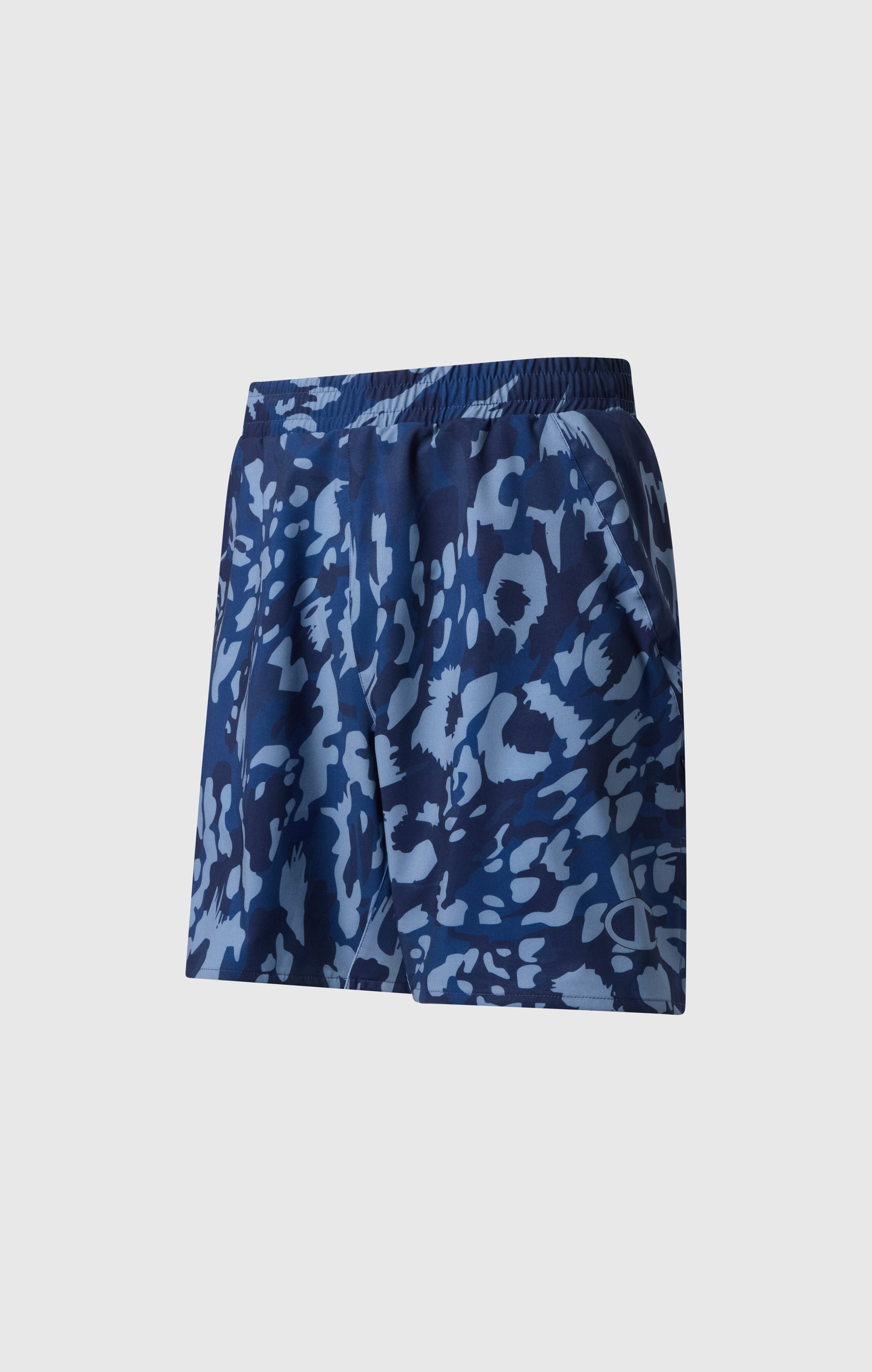 Short Champion Stretch en nylon bleu combat