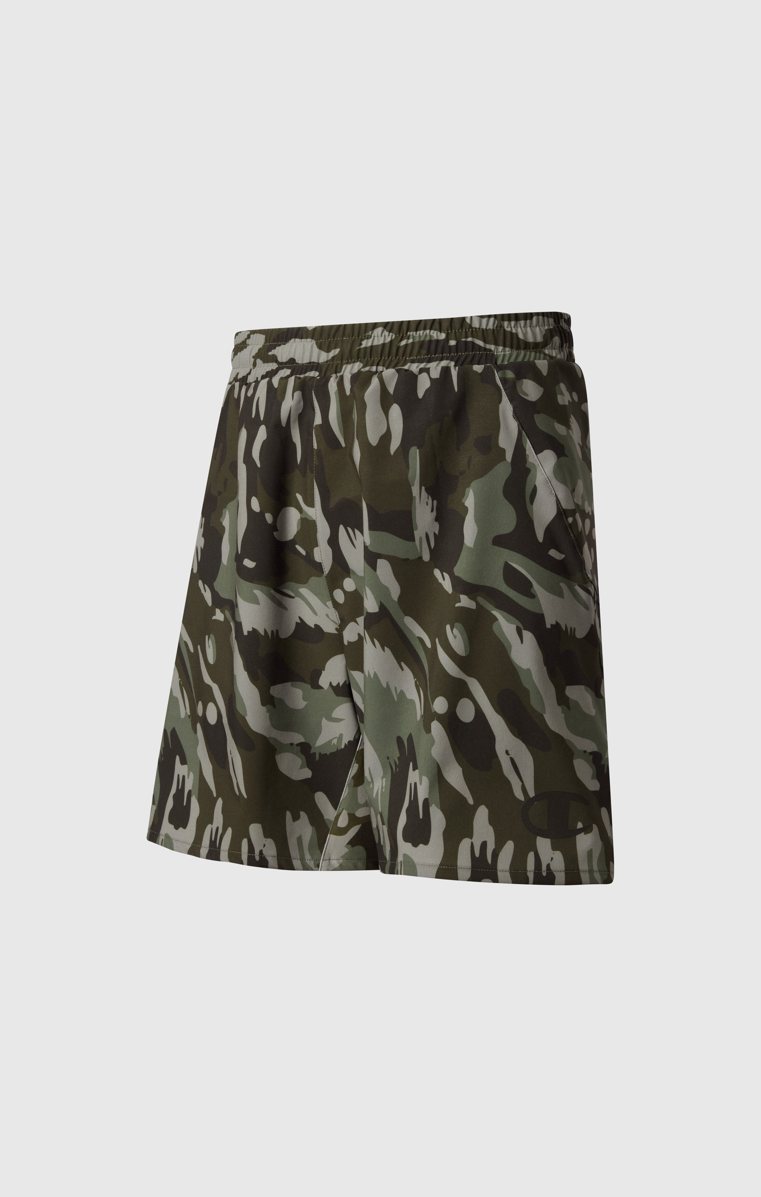 Short en nylon stretch Champion vert militaire