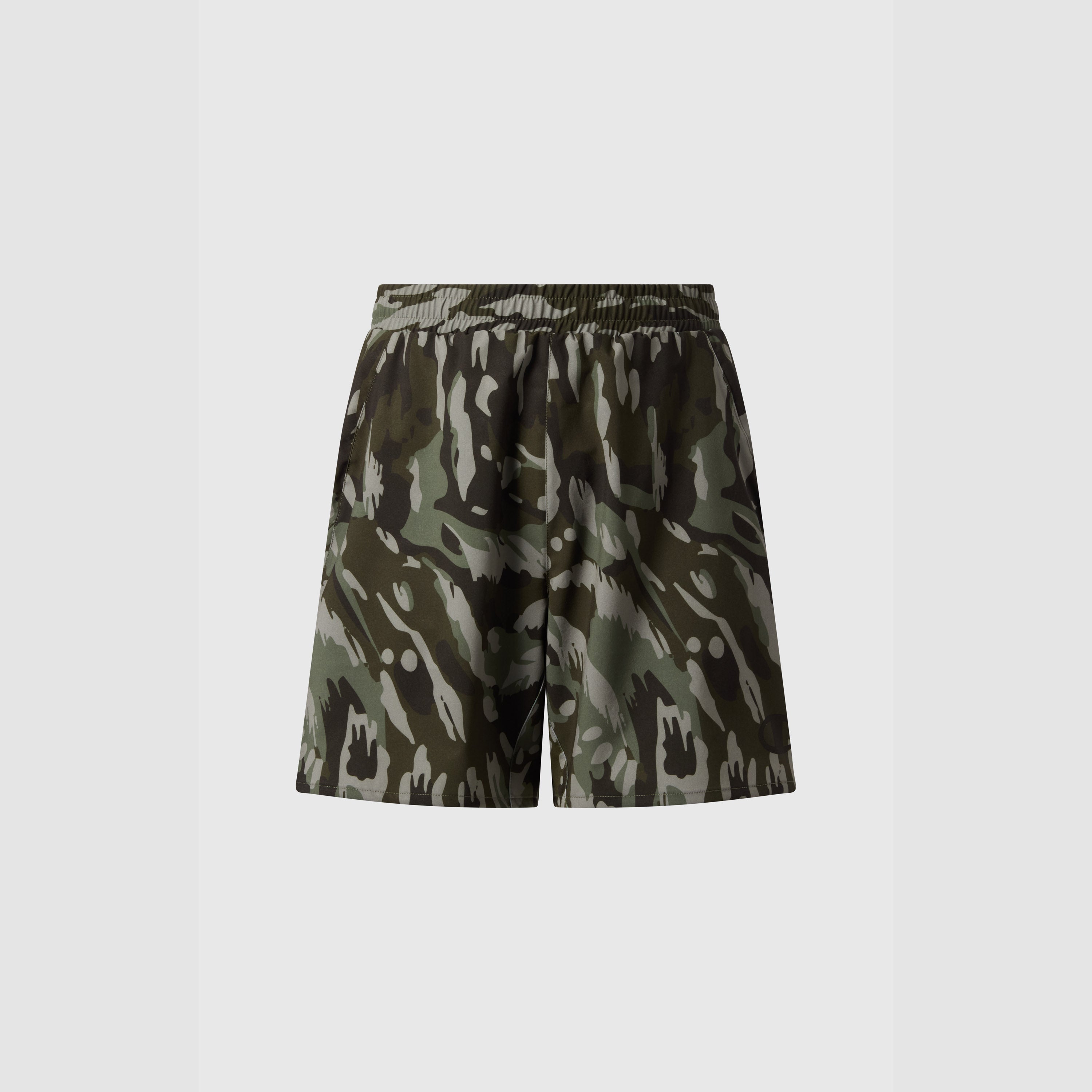 Short en nylon stretch Champion vert militaire