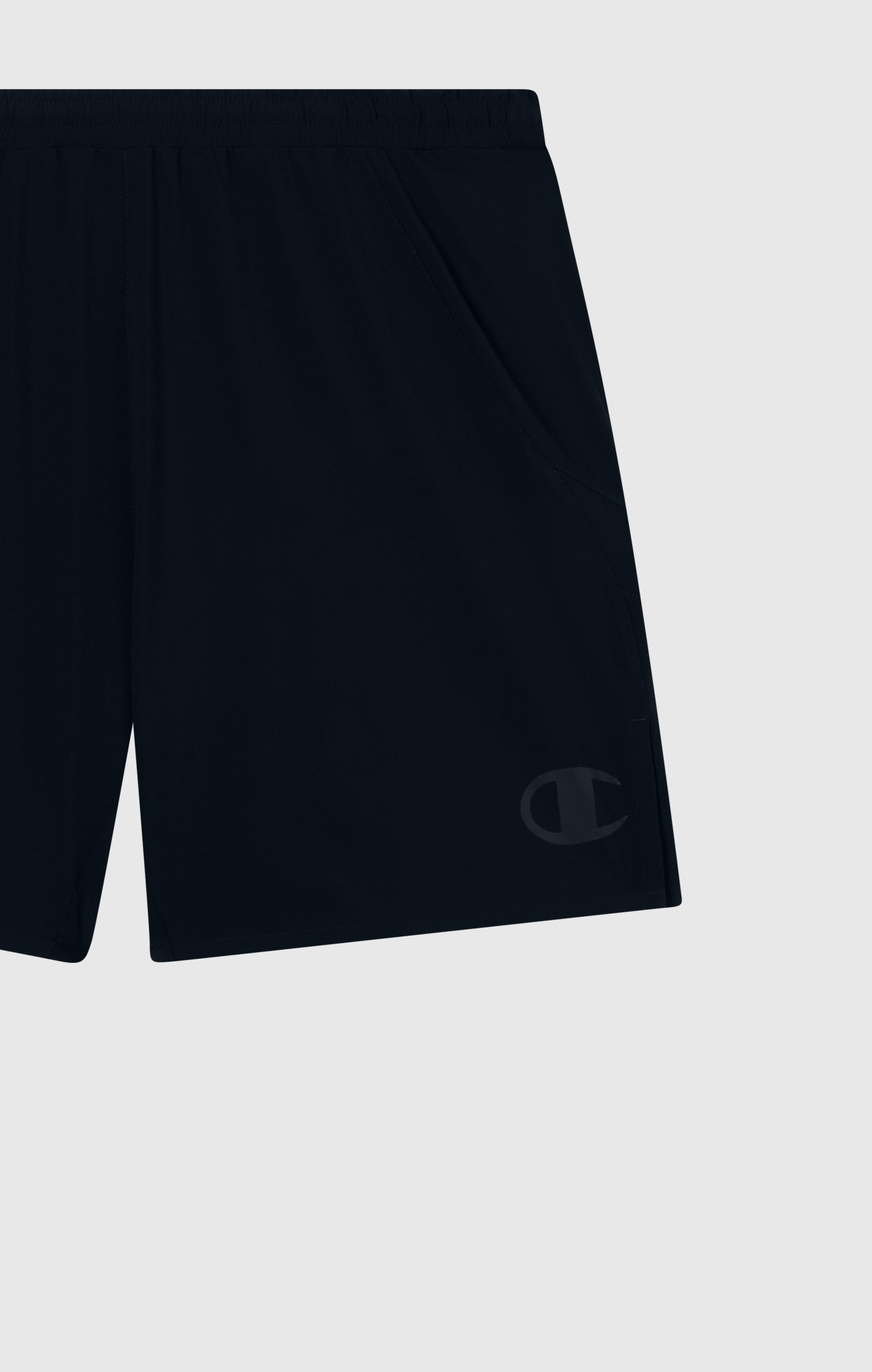 Short Champion Stretch en nylon noir de combat