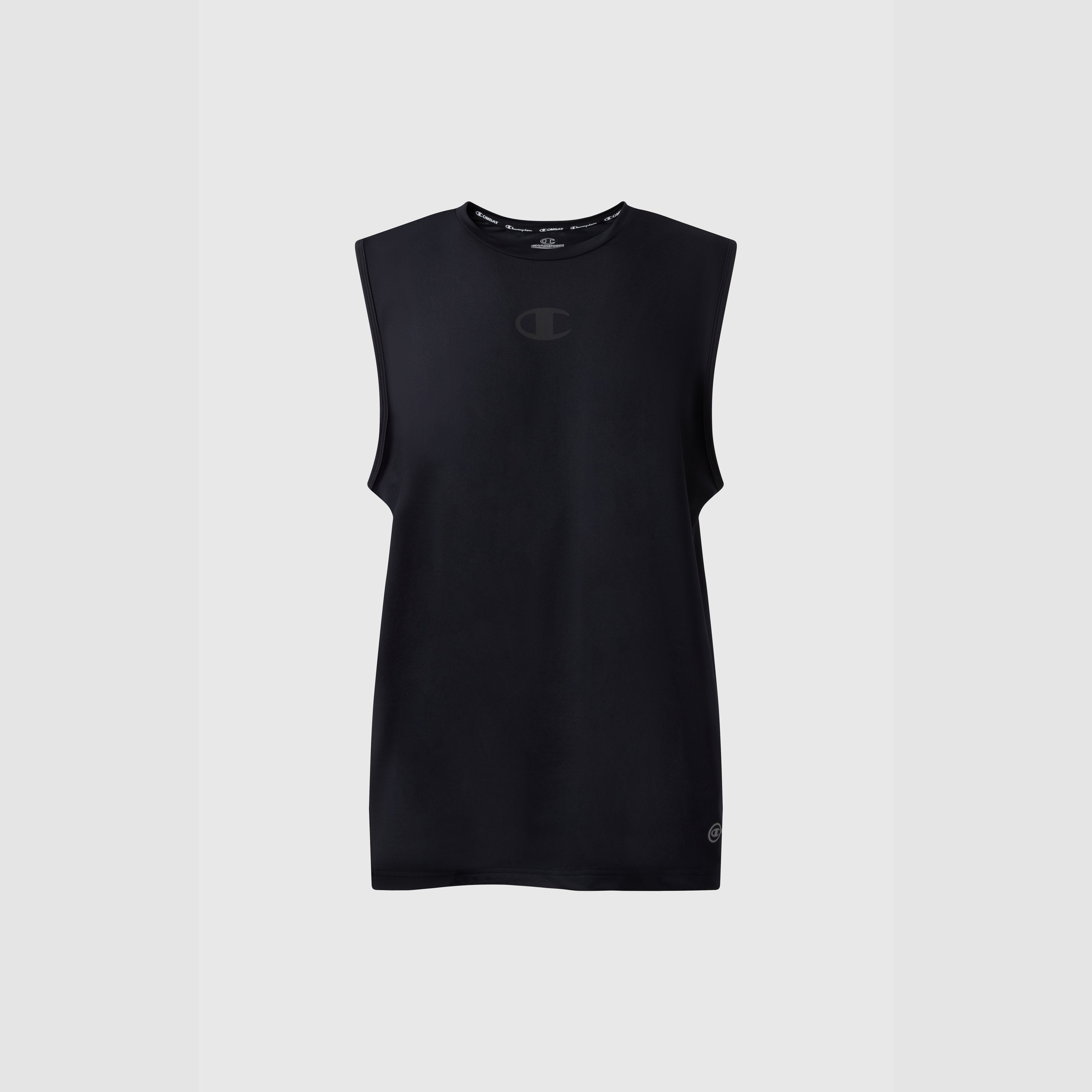 CHAMPION QUIK-DRY TANK TOP COMBAT BLACK