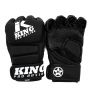 KING PRO REVO MMA GLOVES - BLACK