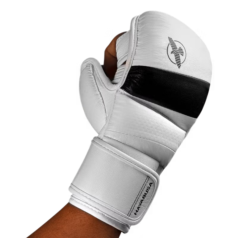 HAYABUSA T3 HYBRID MMA HANDSCHOENEN-WIT