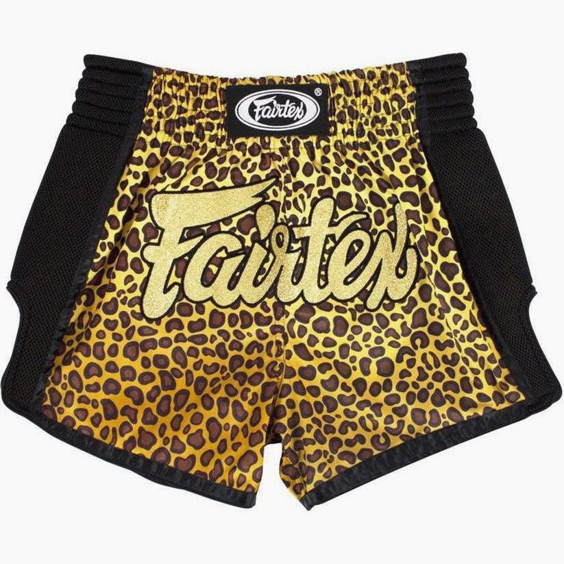 FAIRTEX KICKBOKSSHORTJE LUIPAARD