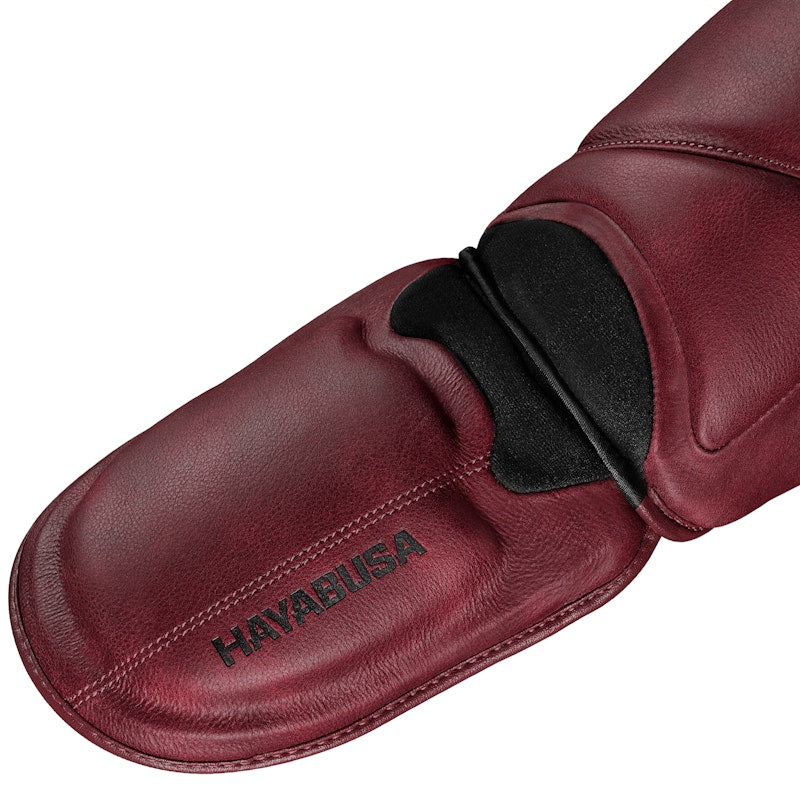 HAYABUSA T3 LX SHIN GUARDS CRIMSON