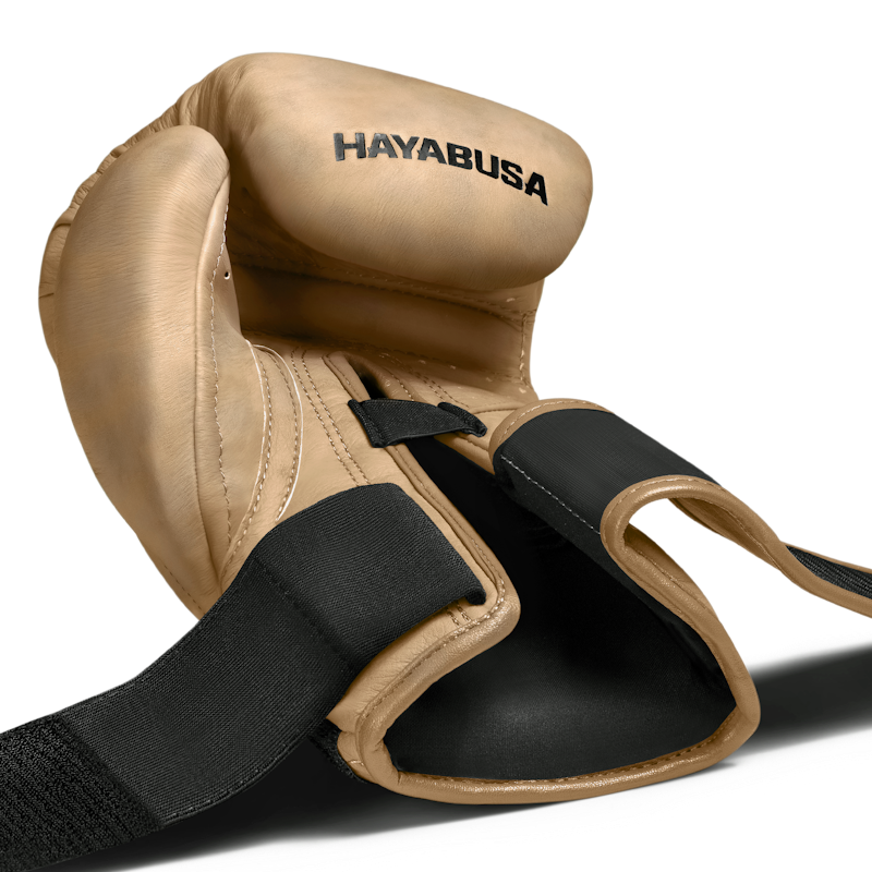 HAYABUSA T3 LX LEATHER (KICK) BOXING GLOVES BEIGE