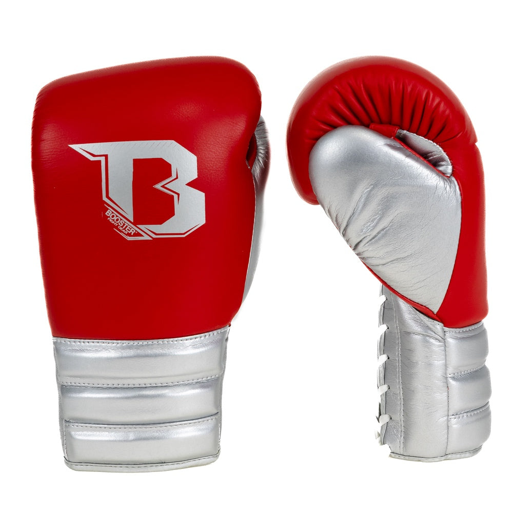 BOOSTER (KICK)BOKSHANDSCHOENEN RAPID STRIKE LU ROOD/ZILVER