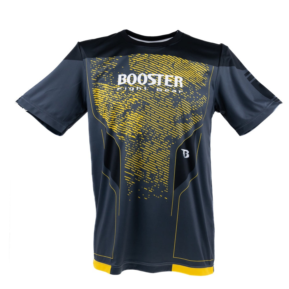 BOOSTER T-SHIRT- IGNITE ZWART/GEEL