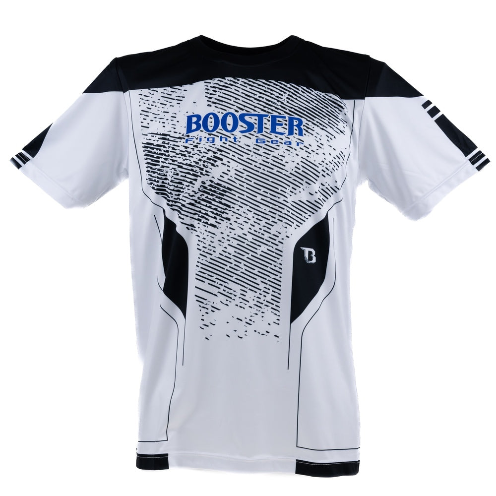 BOOSTER T-SHIRT- IGNITE WIT/BLAUW