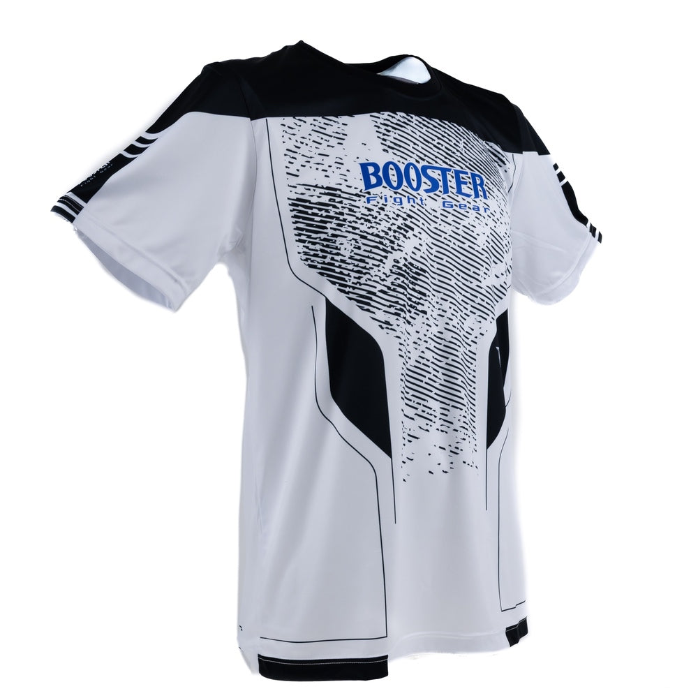 BOOSTER T-SHIRT- IGNITE WIT/BLAUW