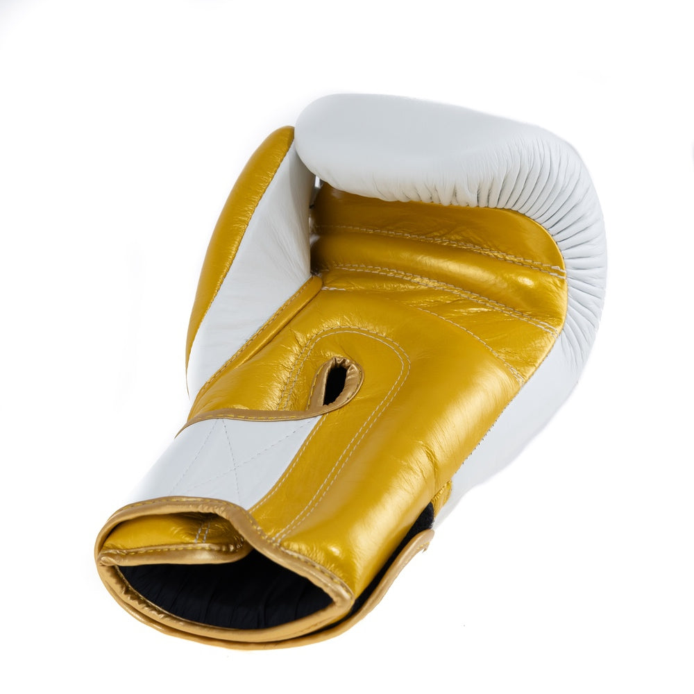 Gants de boxe Booster (Kick) RS4 Blanc/Or
