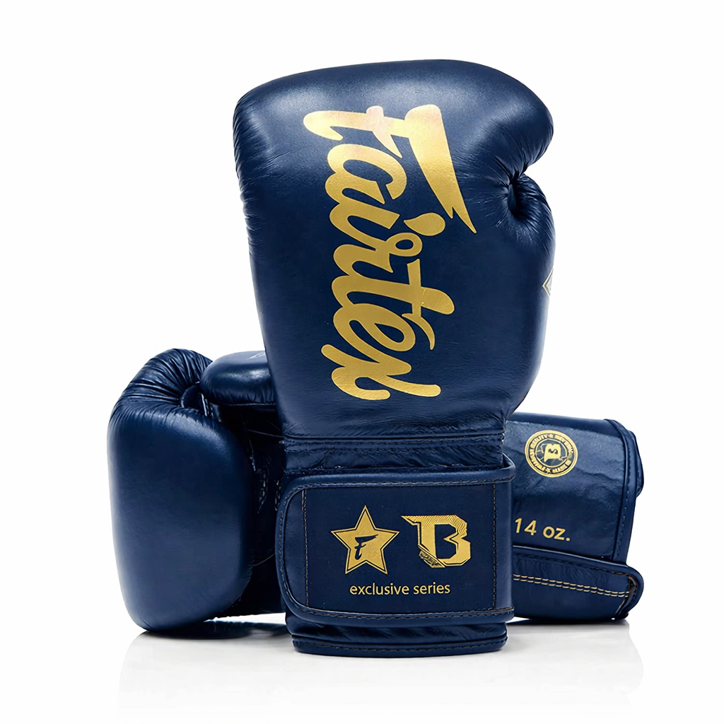 FAIRTEX X BOOSTER BG V2 BLAUW/GOUD