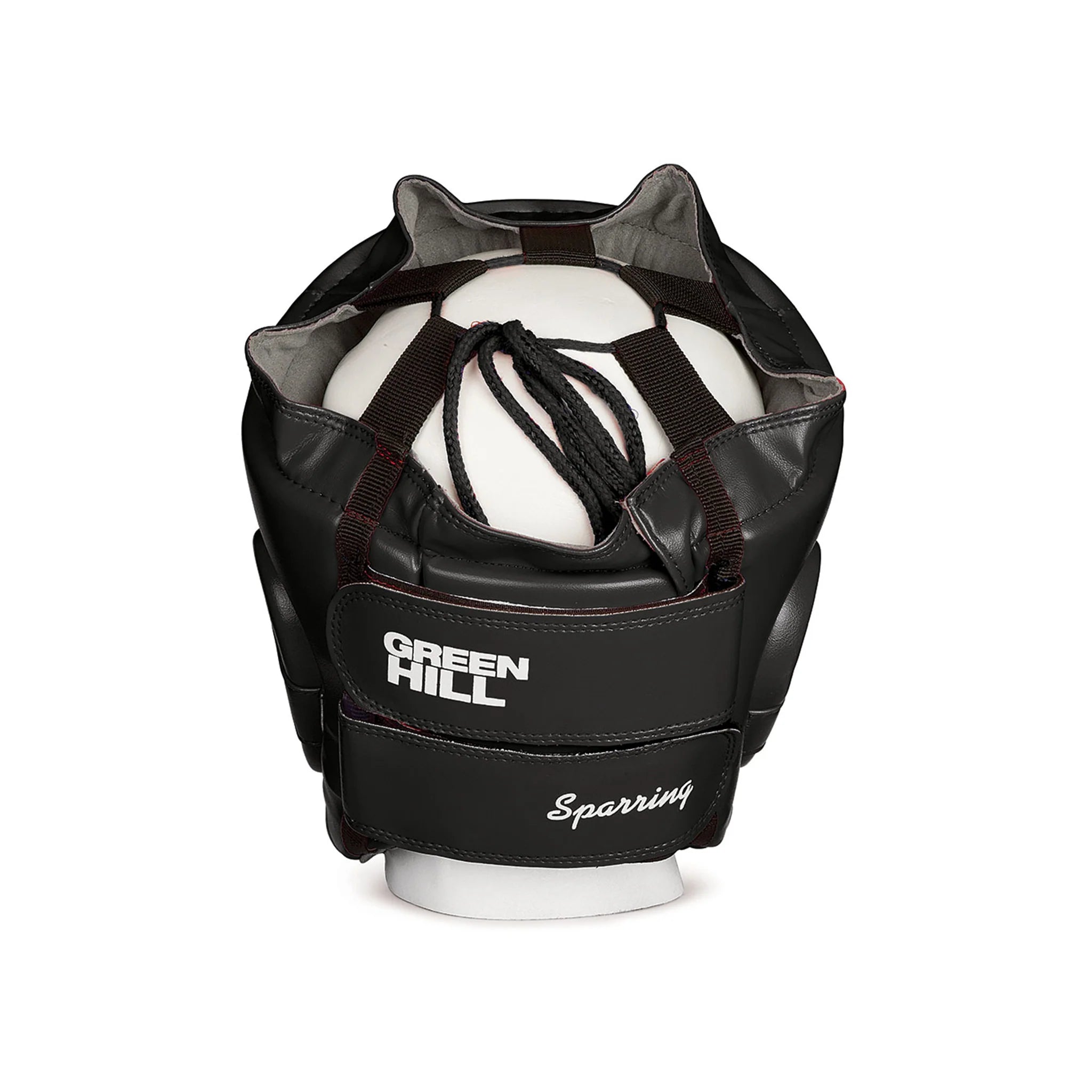 GREEN HILL HOOFDBESCHERMING - SPARING - SYNTHETISCH KUNSTLEER - ZWART