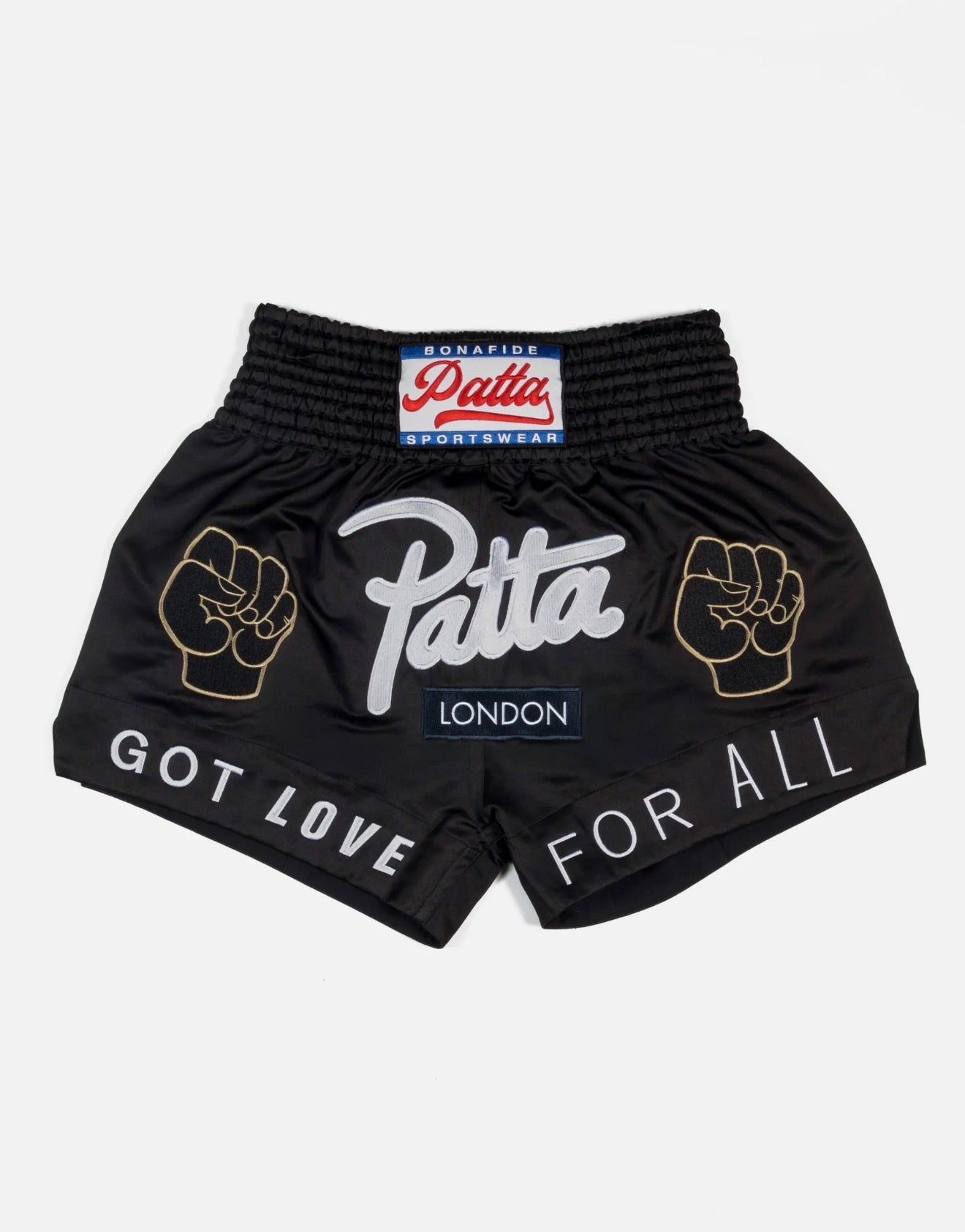 PATTA LONDON KICKBOKSBROEKJE - ZWART