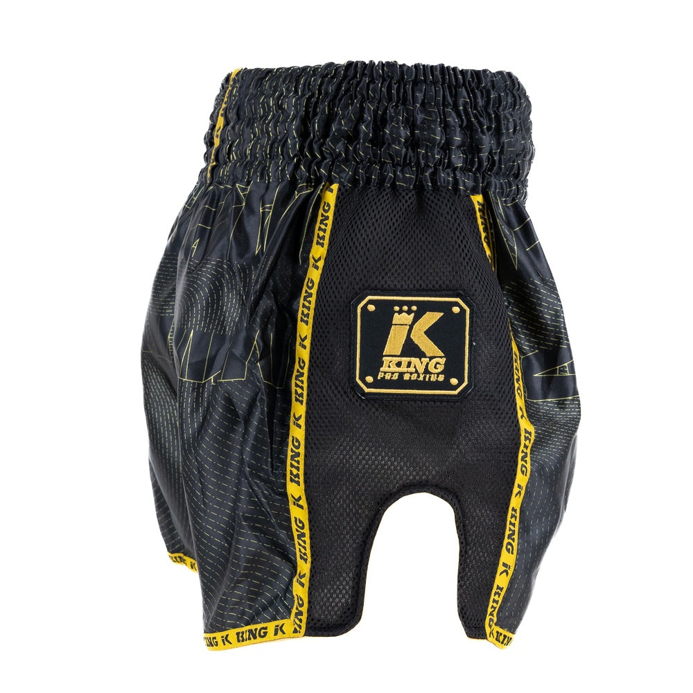 KING PRO BOXING SCHORT-ZWART/GOUD