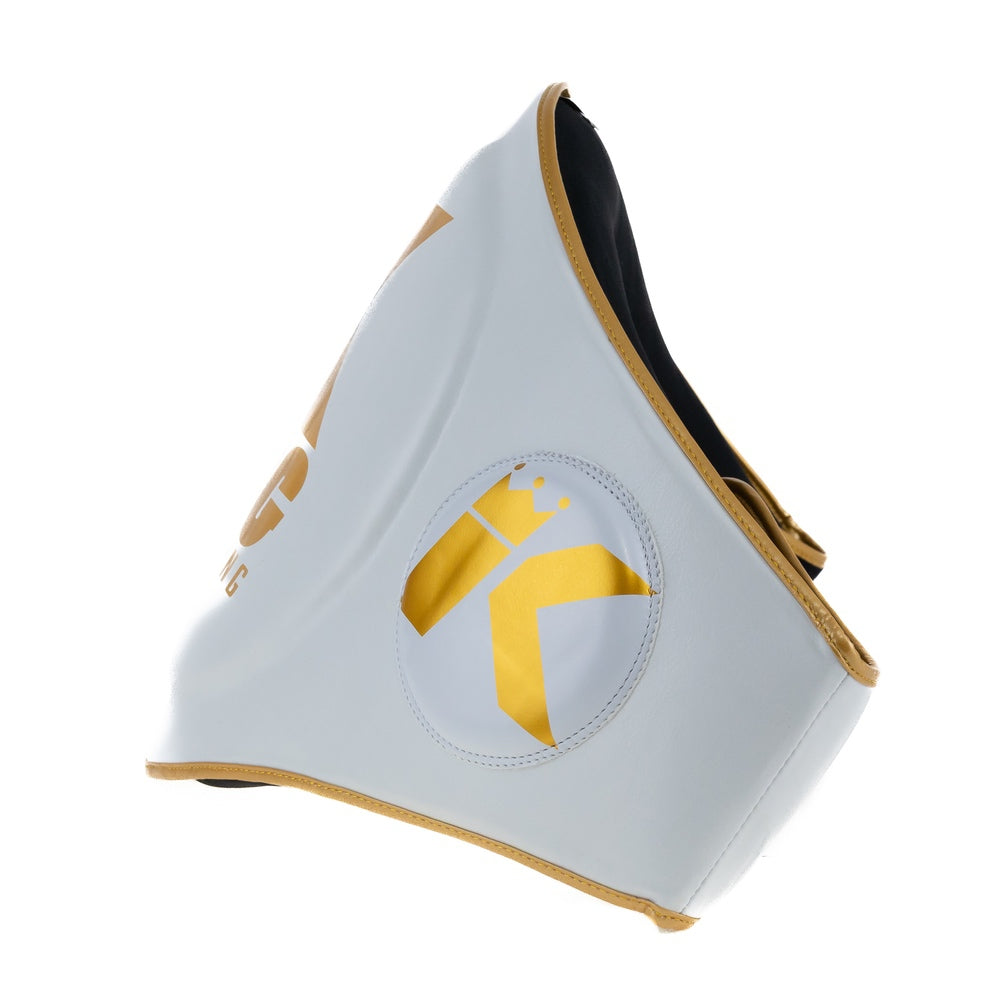 KING PRO BOXING BUIKBESCHERMER-WIT/GOUD