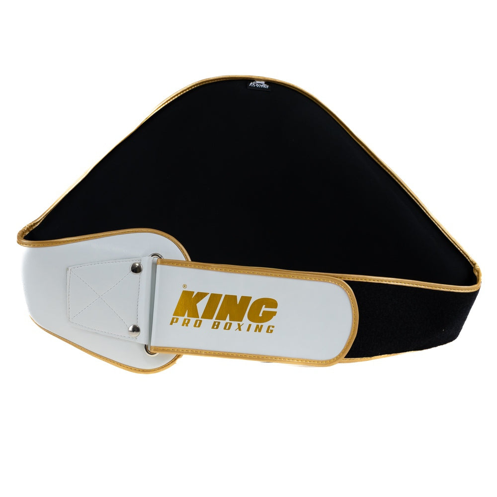 KING PRO BOXING BUIKBESCHERMER-WIT/GOUD