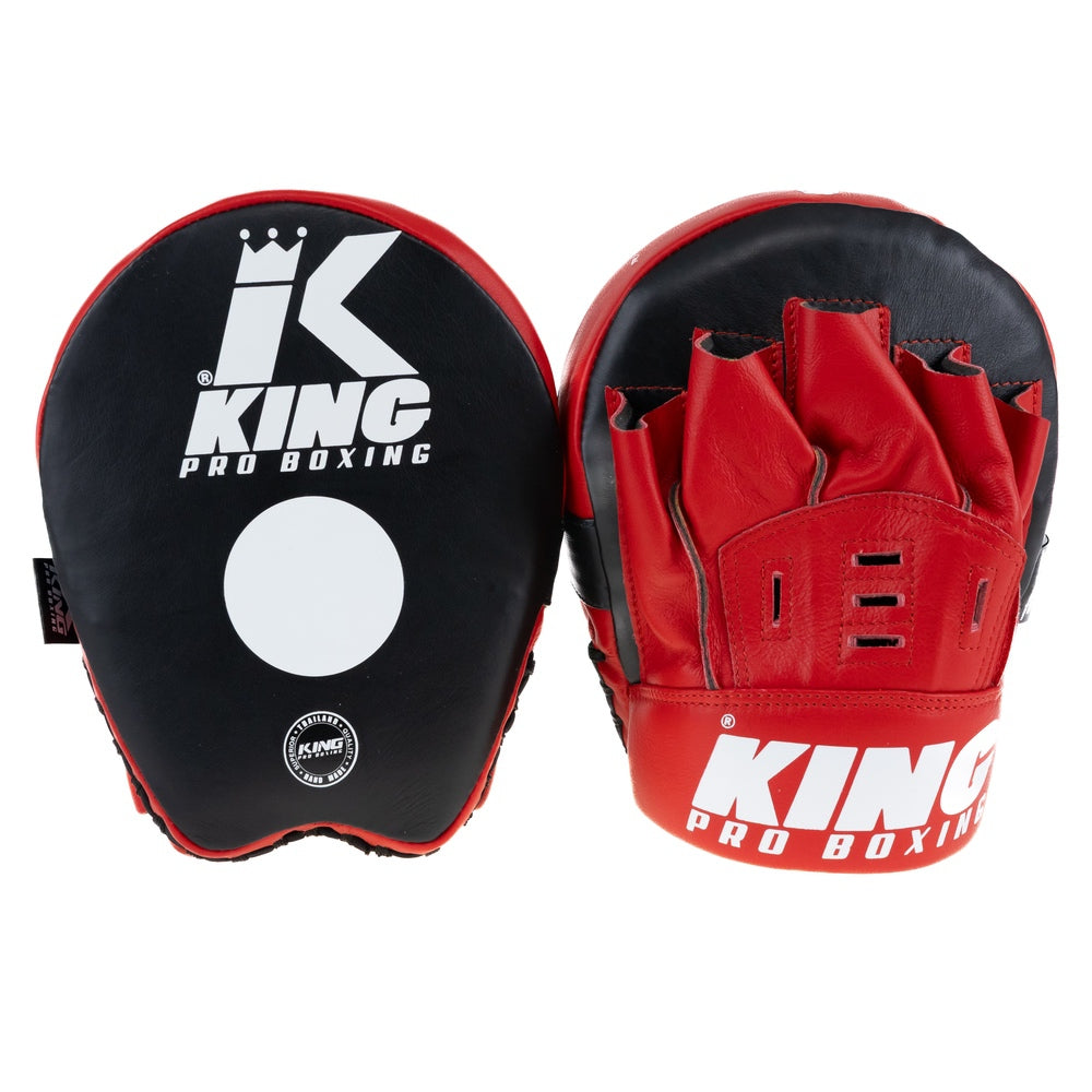 KING PRO BOXING PADS KPB FOCUS - ZWART/ROOD