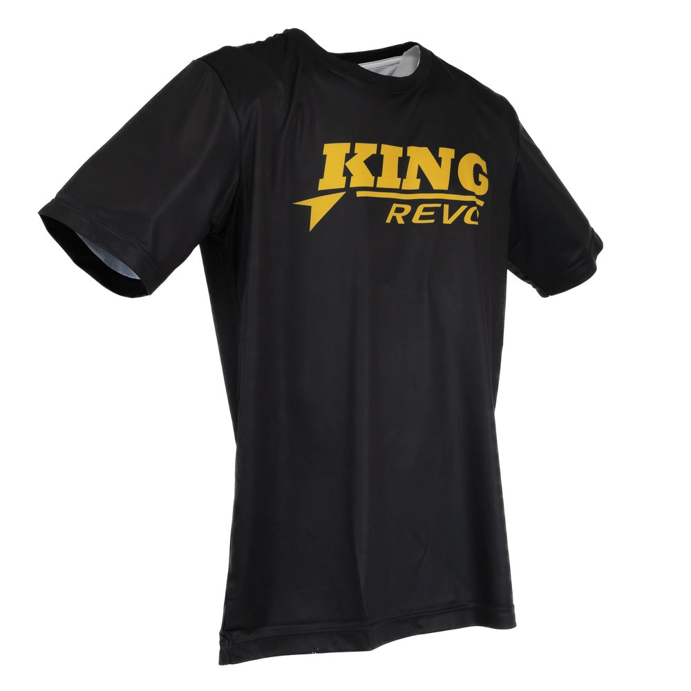 KING PRO BOXING REVO 2 SHIRT-ZWART/GOUD