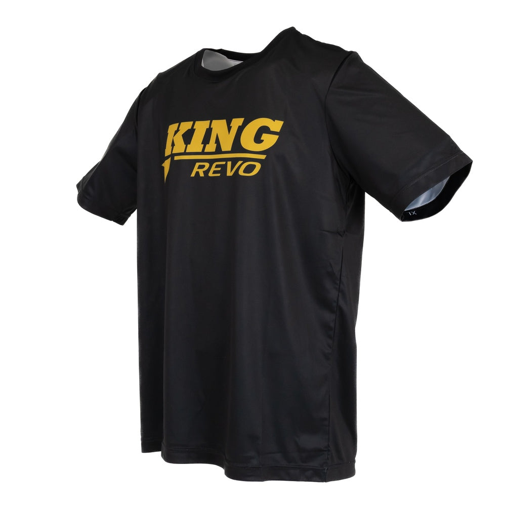 KING PRO BOXING REVO 2 SHIRT-ZWART/GOUD