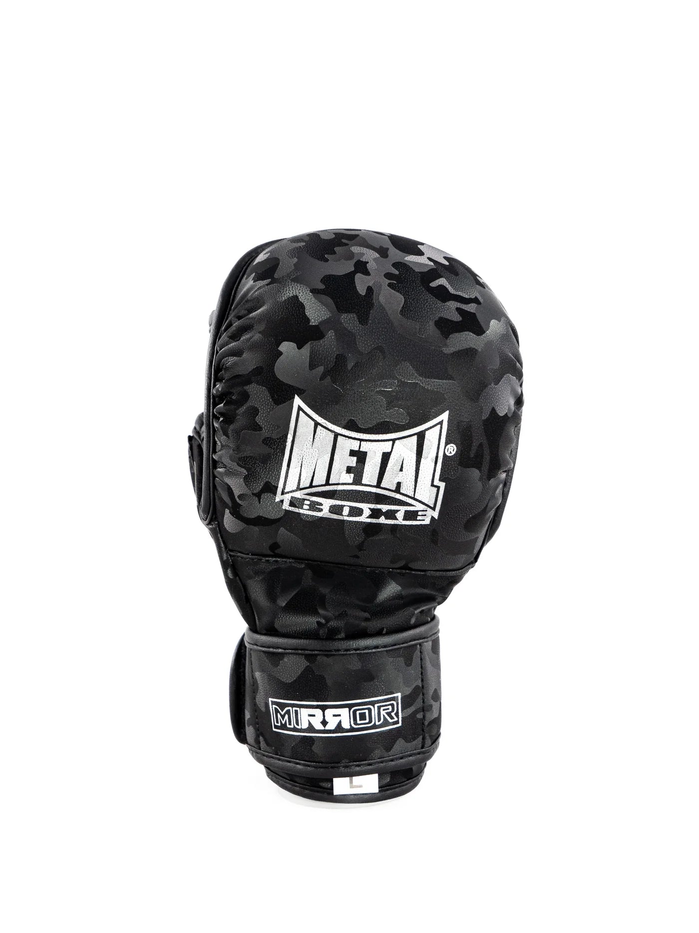 METAL BOXE MIRROR MMA SPARRING HANDSCHOENEN - CAMO ZWART/GRIJS
