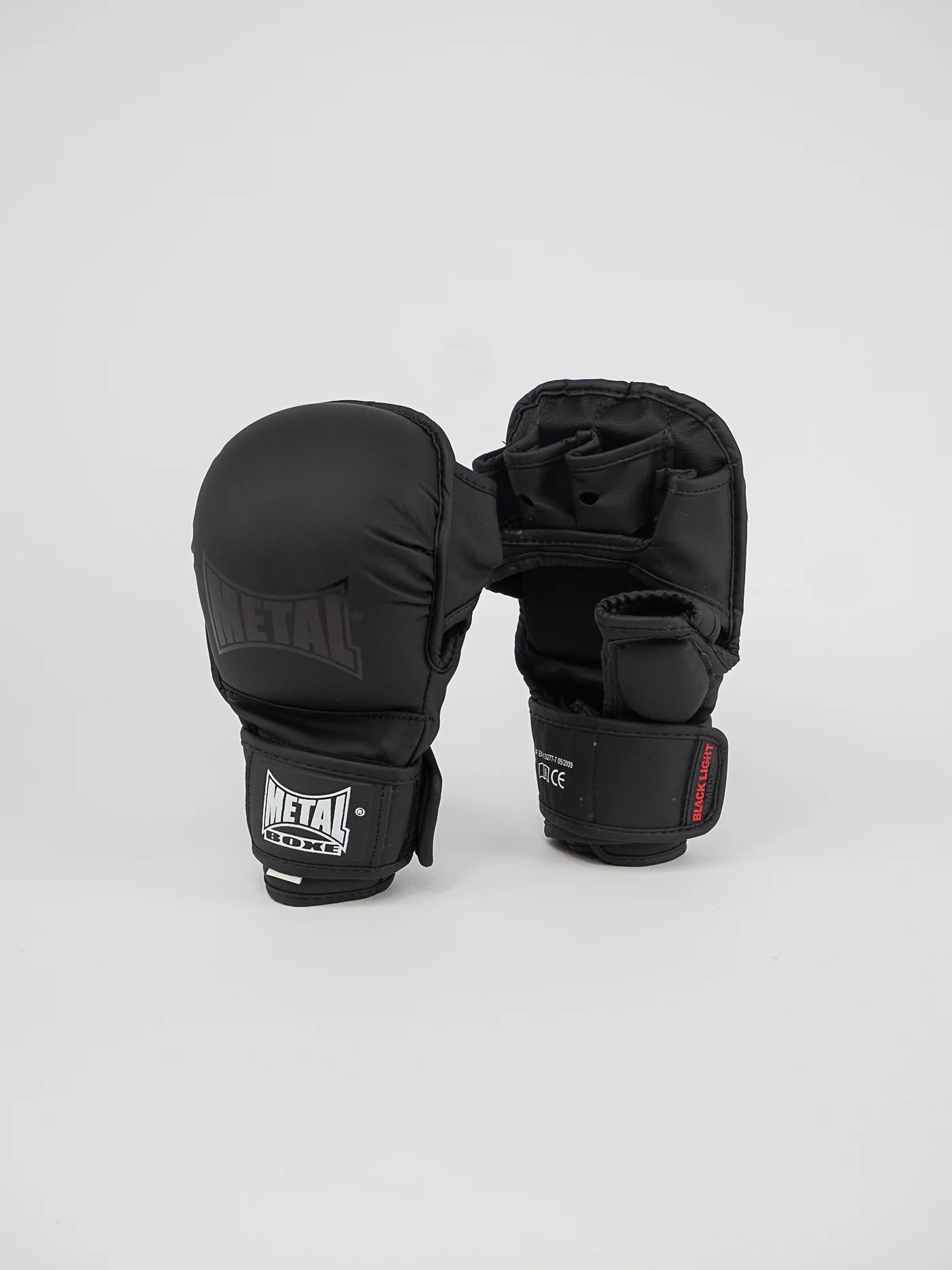 METAL BOXE BLACK LIGHT MMA SPARRING HANDSCHOENEN - ZWART