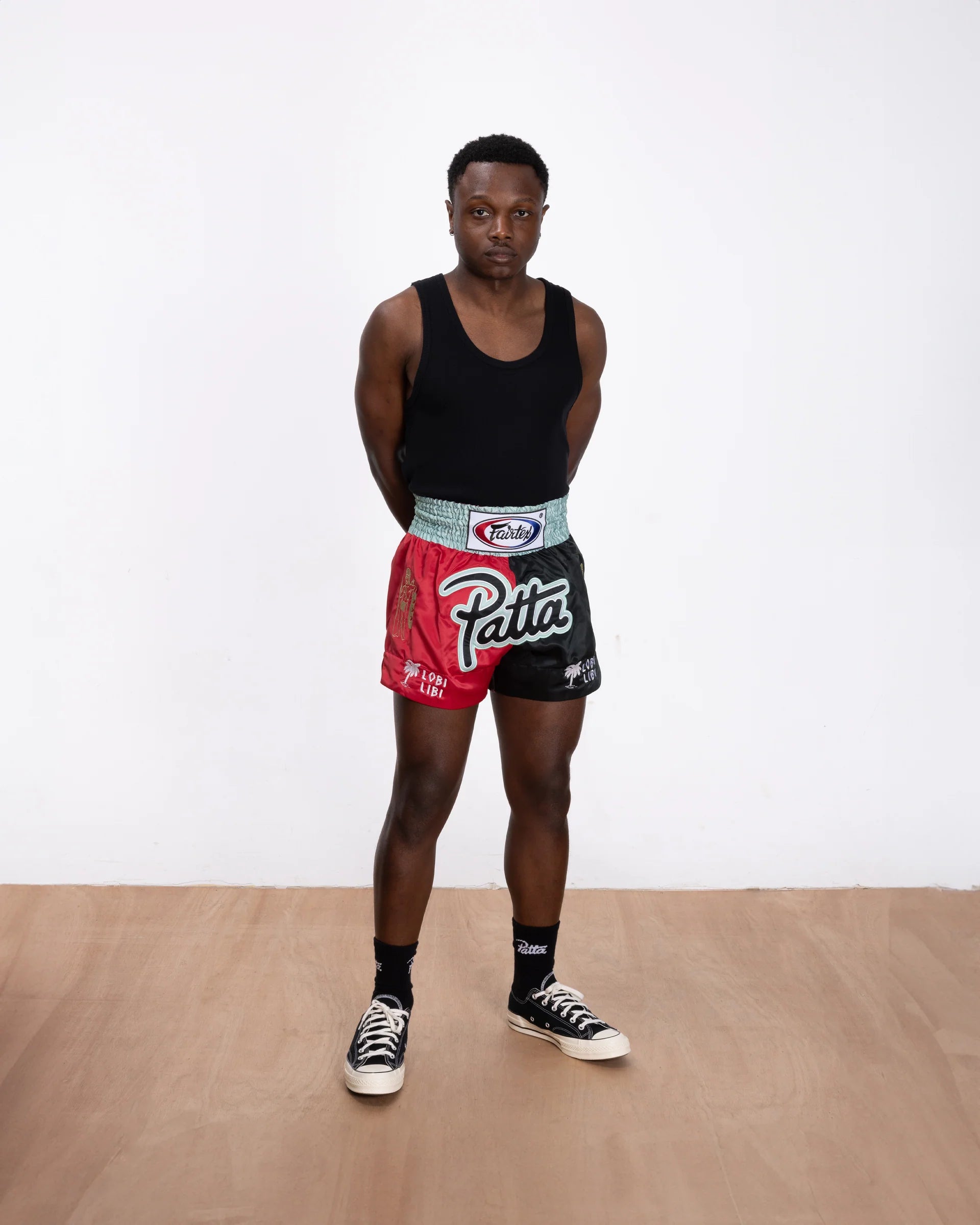 PATTA X FAIRTEX KICKBOKS BROEKJE RED/BLACK