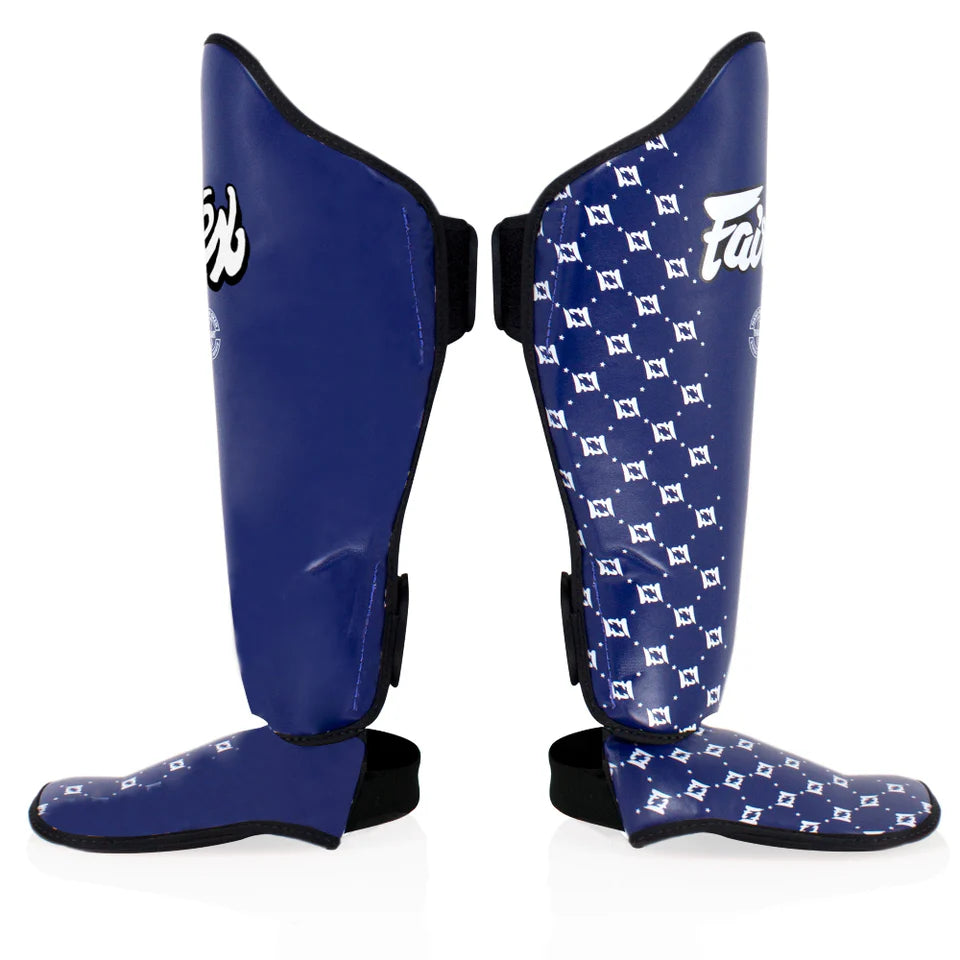 FAIRTEX KICKBOKS SCHEENBESCHERMERS SP5 BLAUW/WIT