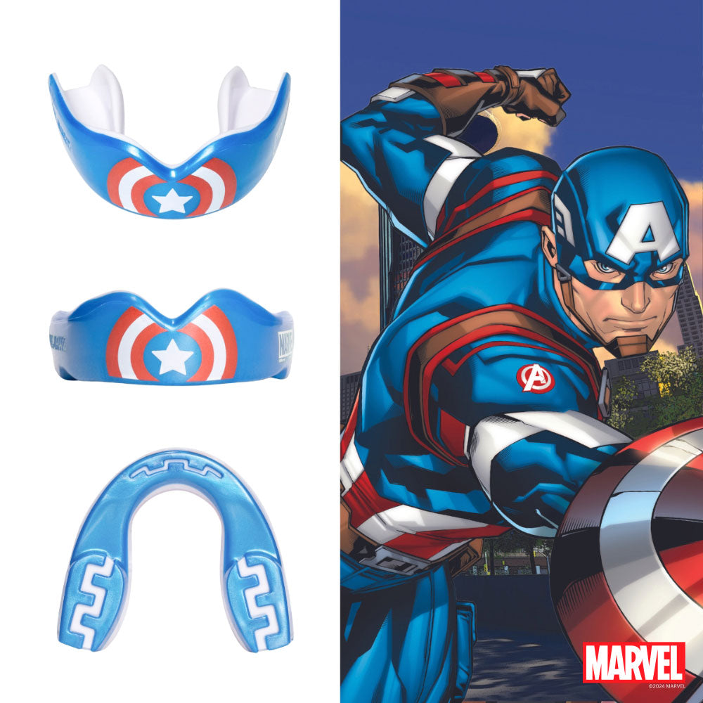 SAFEJAWZ MOUTH PROTECTOR MARVEL CAPTAIN AMERICA