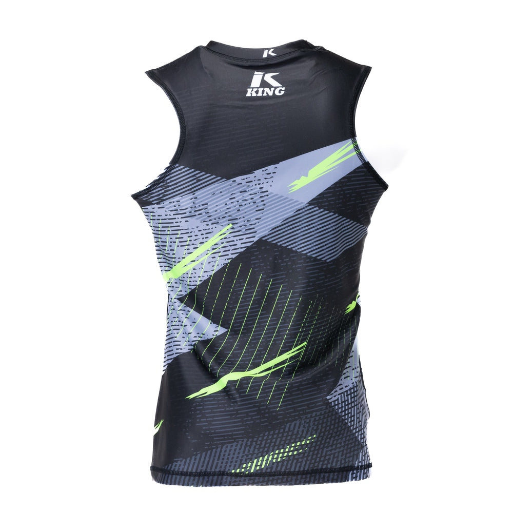 KING PRO BOXING SHADOW 2 SHIRT- ZWART/GROEN