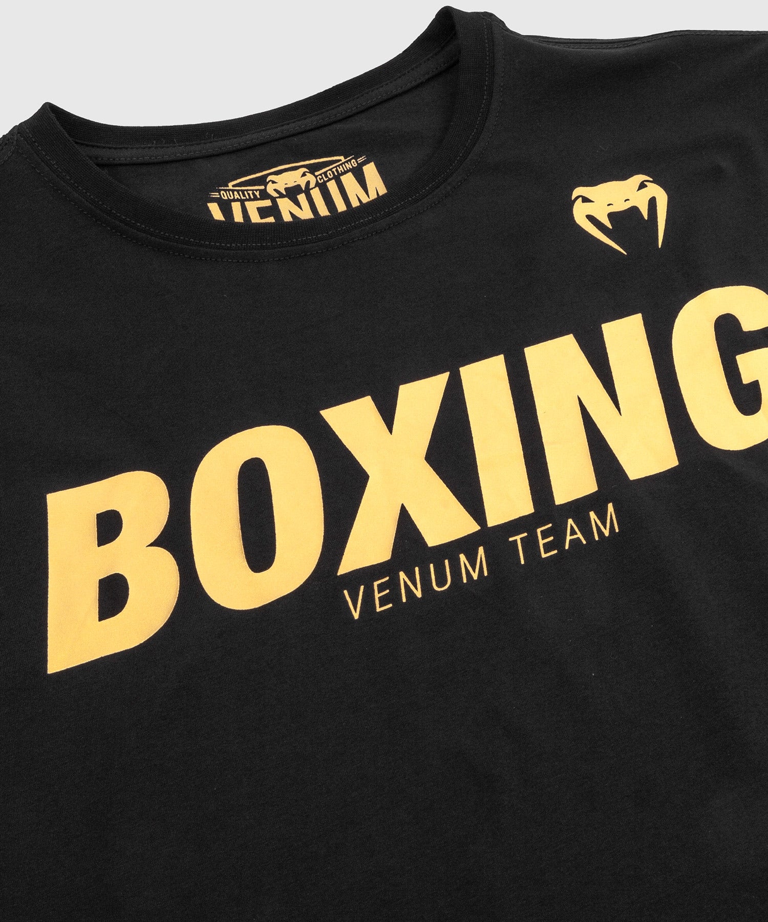 VENUM BOXING VT T-SHIRT - ZWART/GOUD