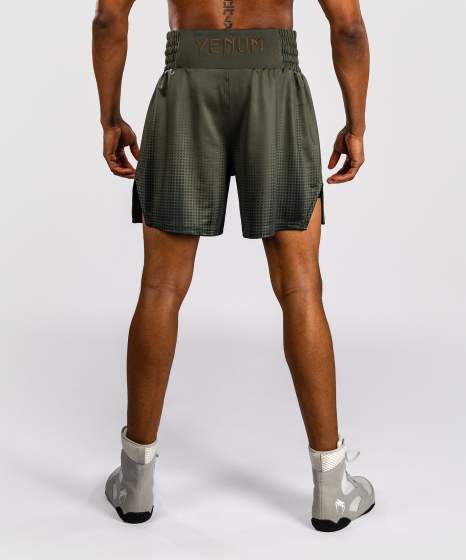 VENUM STEALTH BOXING SHORTS KAKI/DONKER GROEN