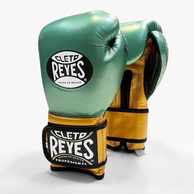 CLETO REYES LEATHER - GREEN/GOLD WBC