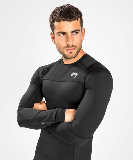 VENUM G-FIT AIR LONG SLEEVE RASHGUARD ZWART