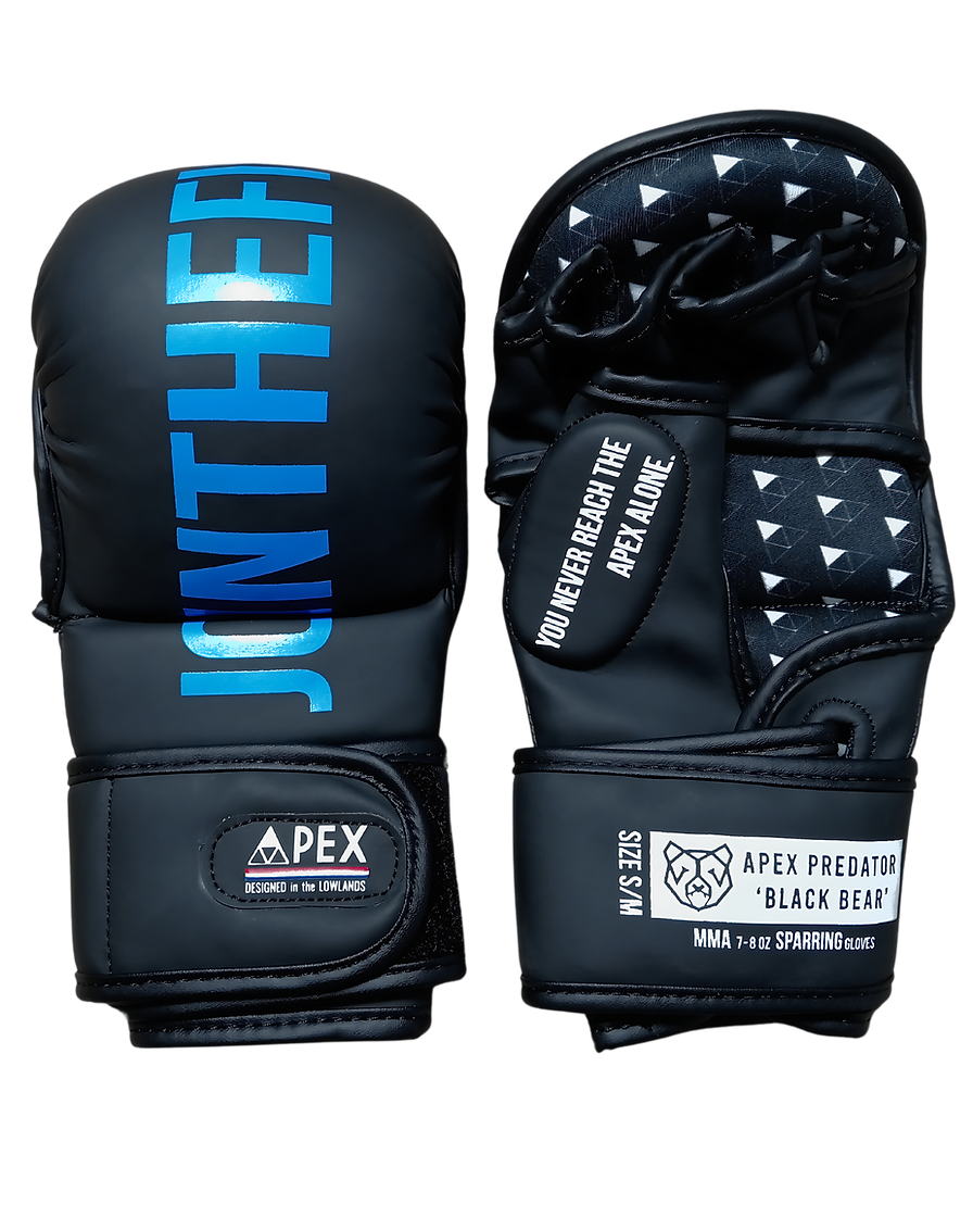 APEX BLACK BEAR MMA STRIKING GLOVES