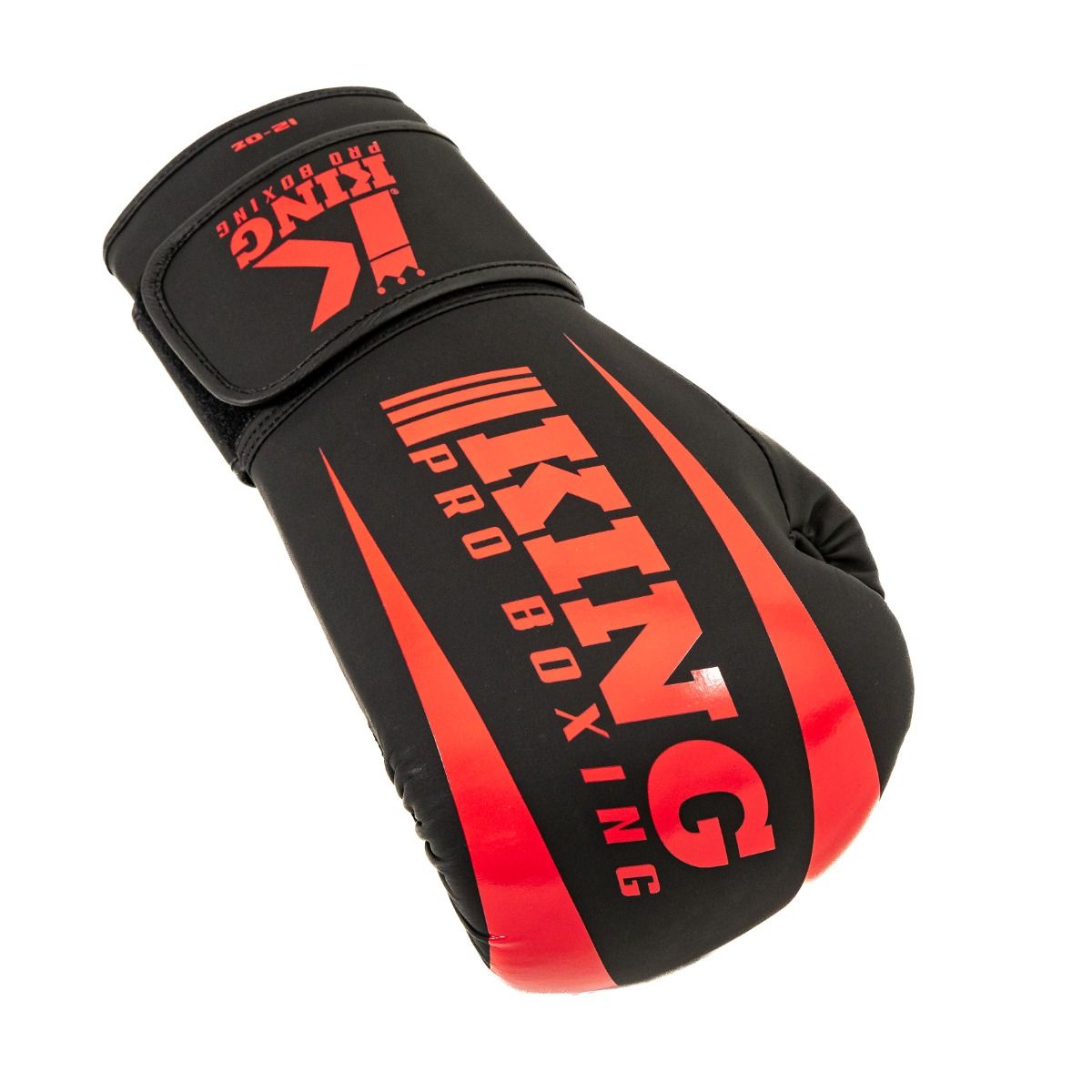 KING PRO (KICK)BOKSHANDSCHOEN REVO ZWART/ROOD
