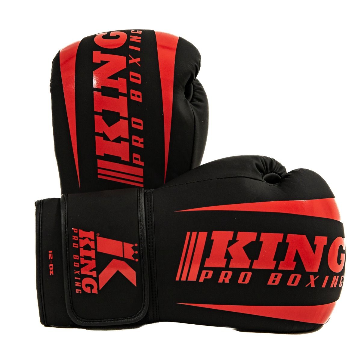 KING PRO (KICK)BOKSHANDSCHOEN REVO ZWART/ROOD
