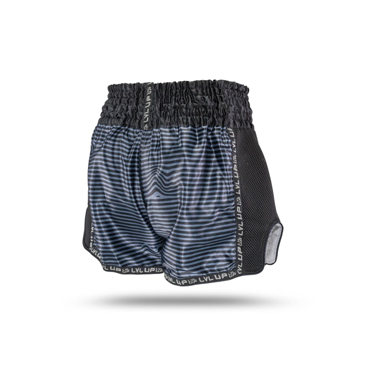 Short de kickboxing LVL-UP Flash - Noir/Bleu