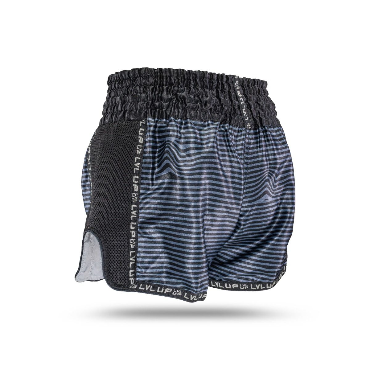Short de kickboxing LVL-UP Flash - Noir/Bleu