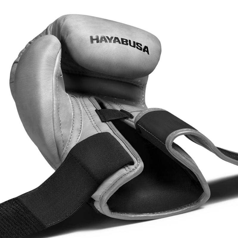 HAYABUSA T3 LX LEATHER (KICK) BOXING GLOVES LIGHT GREY
