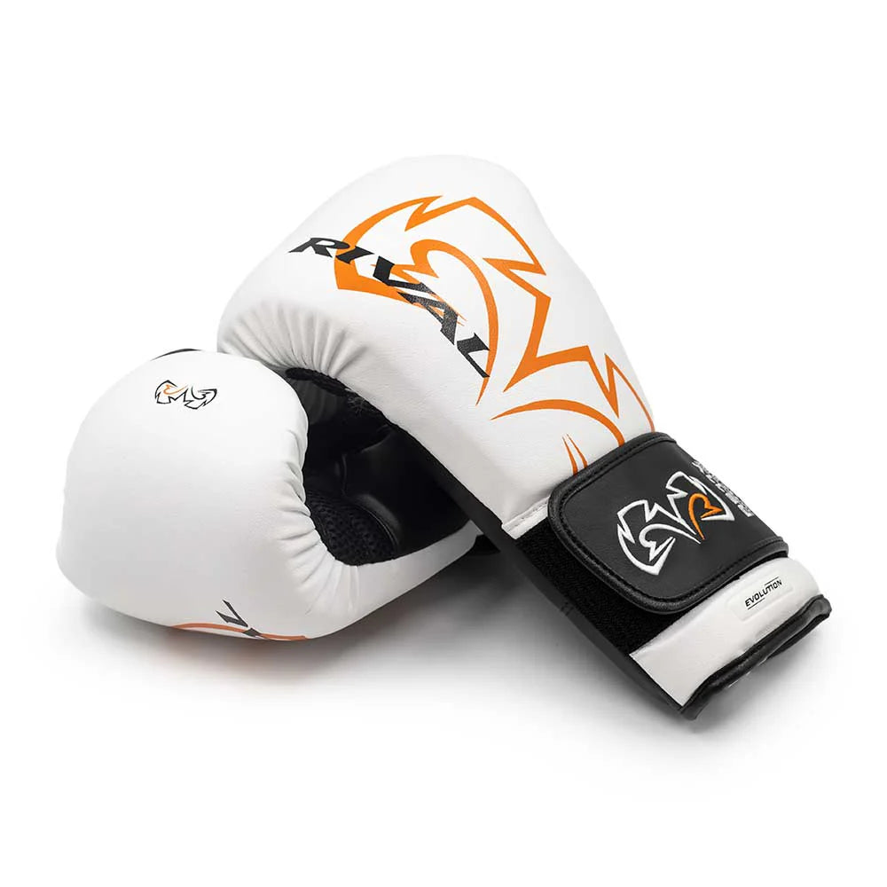 RIVAL (KICK)BOKSHANDSCHOEN EVOLUTION RS11V WIT/ORANJE