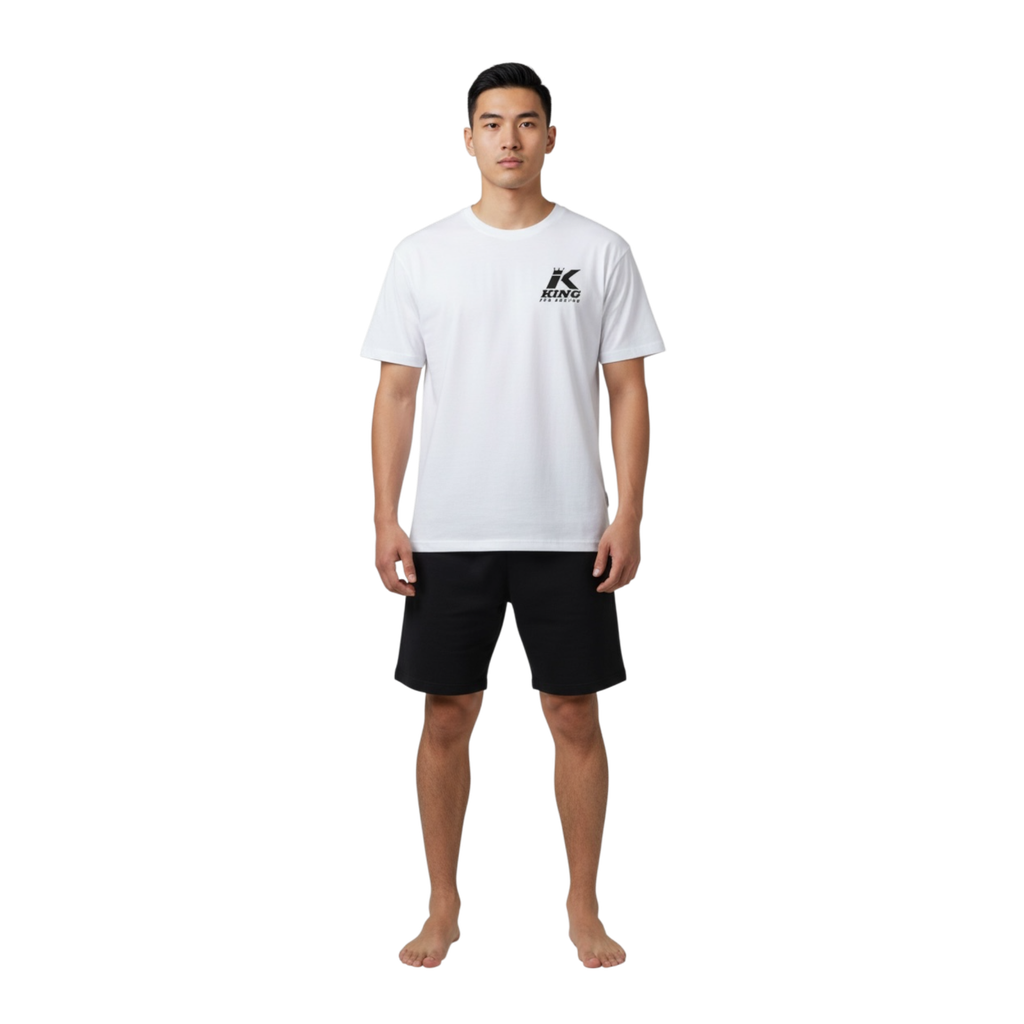 KING PRO BOXING SHIRT-WHITE