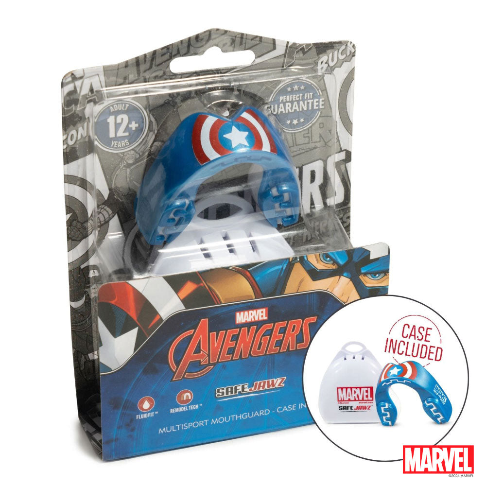 SAFEJAWZ MOUTH PROTECTOR MARVEL CAPTAIN AMERICA