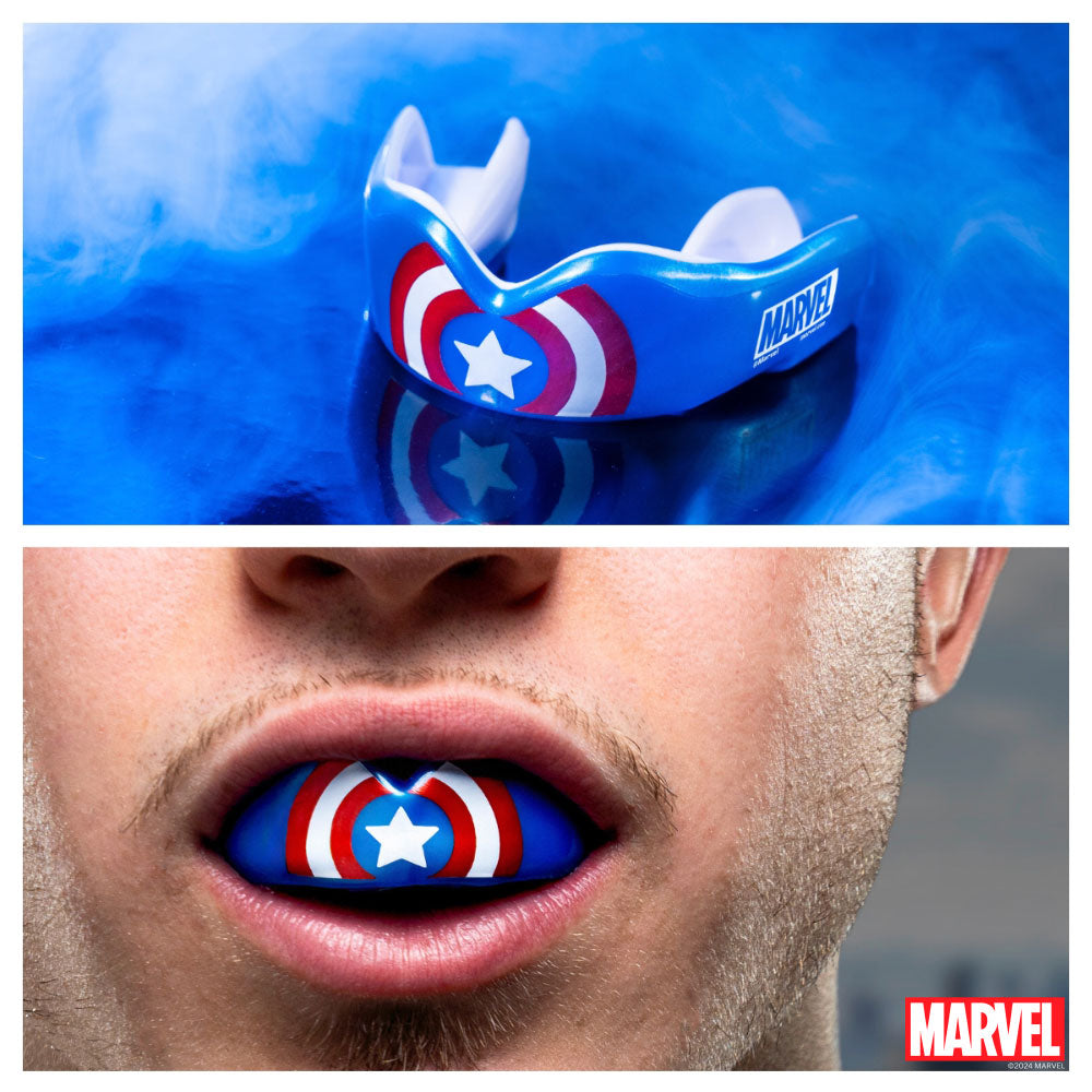 SAFEJAWZ MOUTH PROTECTOR MARVEL CAPTAIN AMERICA